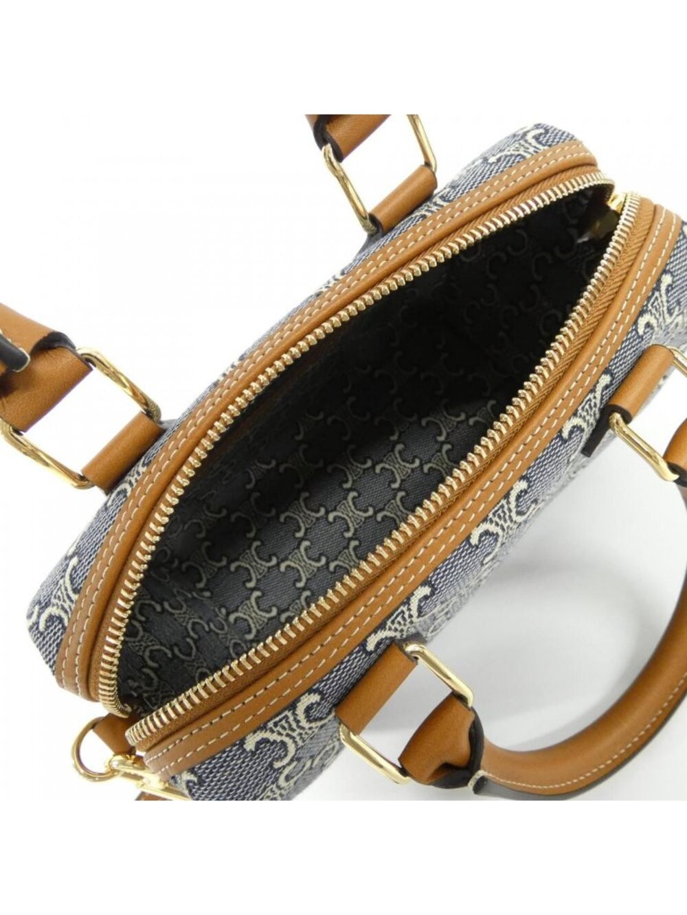 Celine Boston Bag Travel Bags Navy - Picture 4 of 4